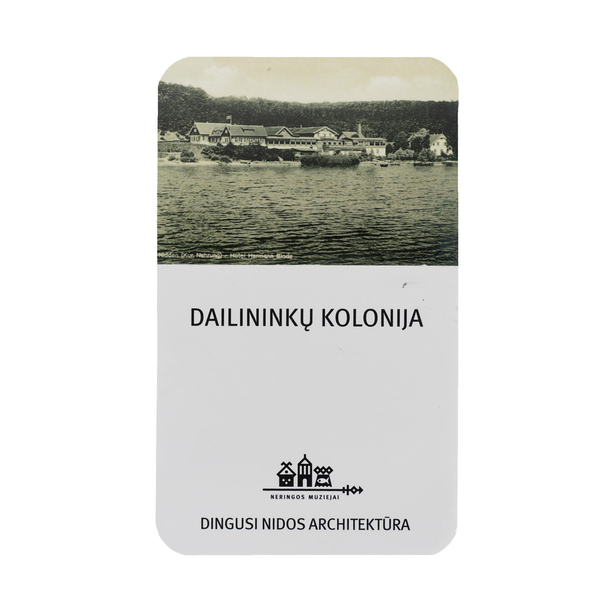 Užrašinė „Dingusi Nidos Architektūra Dailininkų Kolonija“