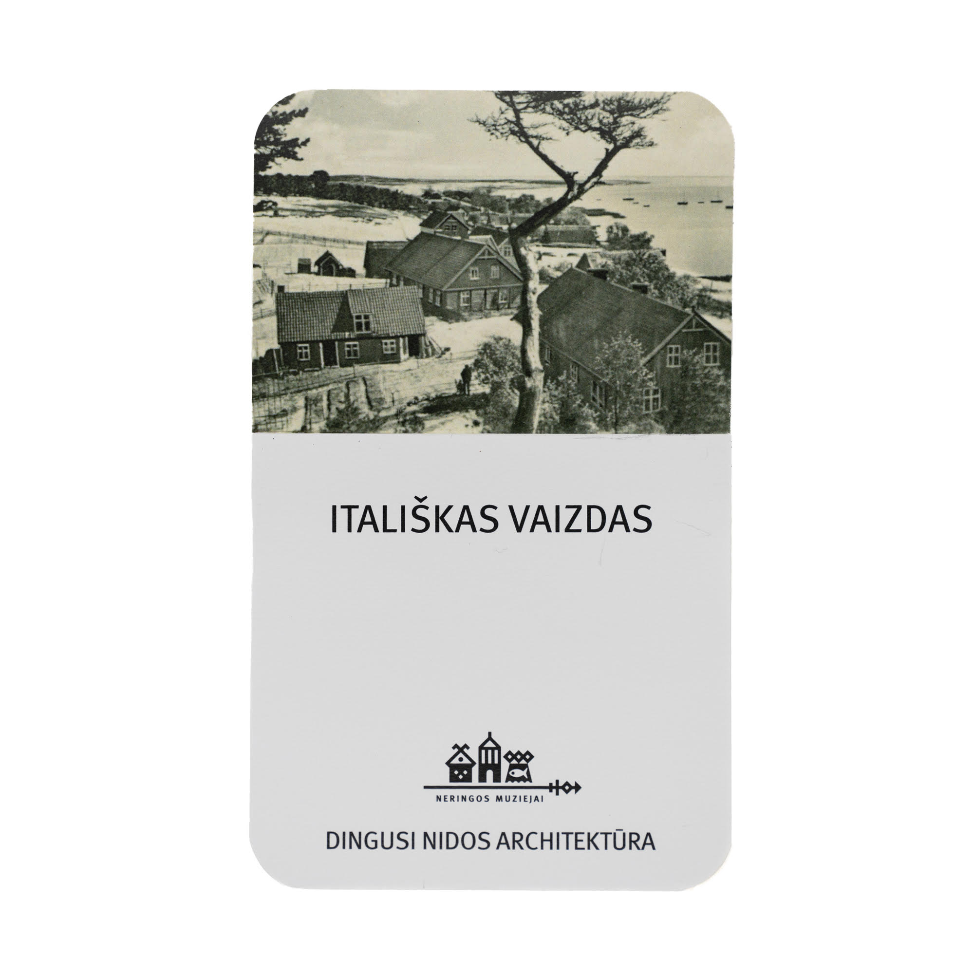 Užrašinė „Dingusi Nidos Architektūra Itališkas Vaizdas“
