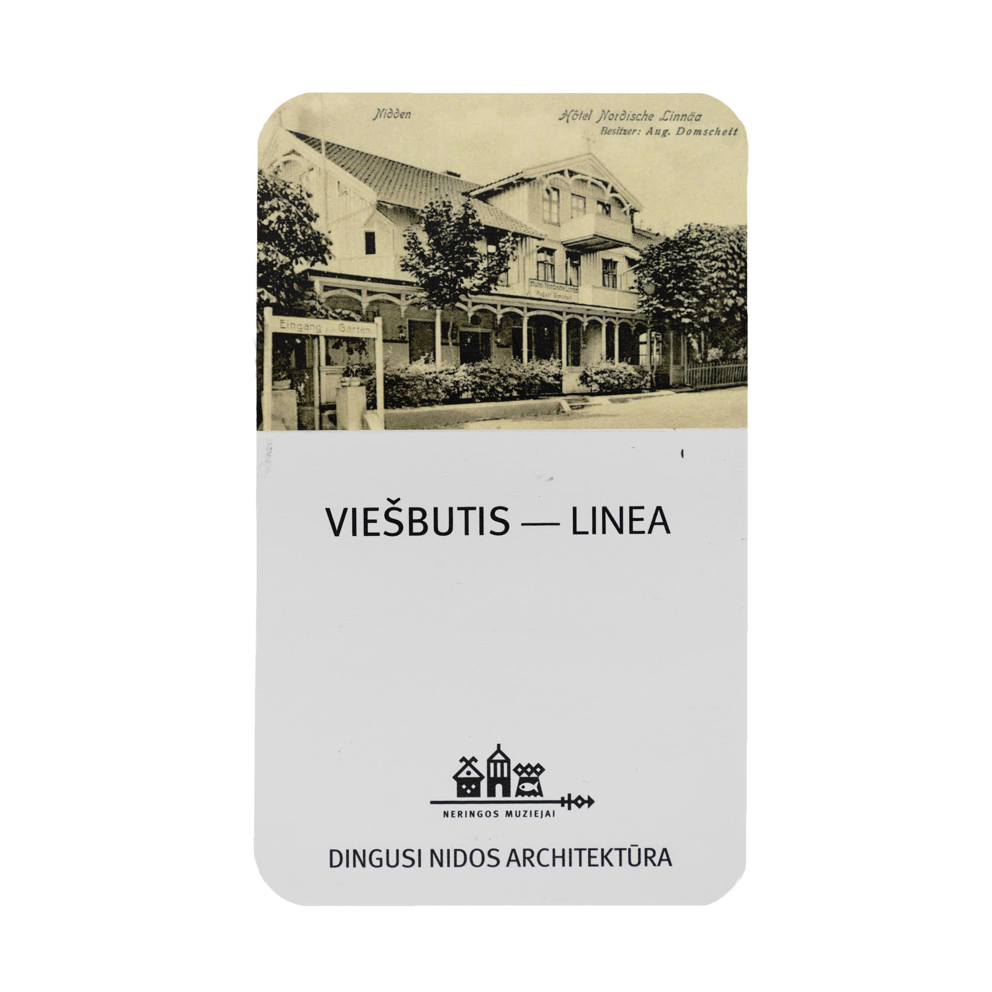 Užrašinė „Dingusi Nidos Architektūra Viešbutis – Linea“